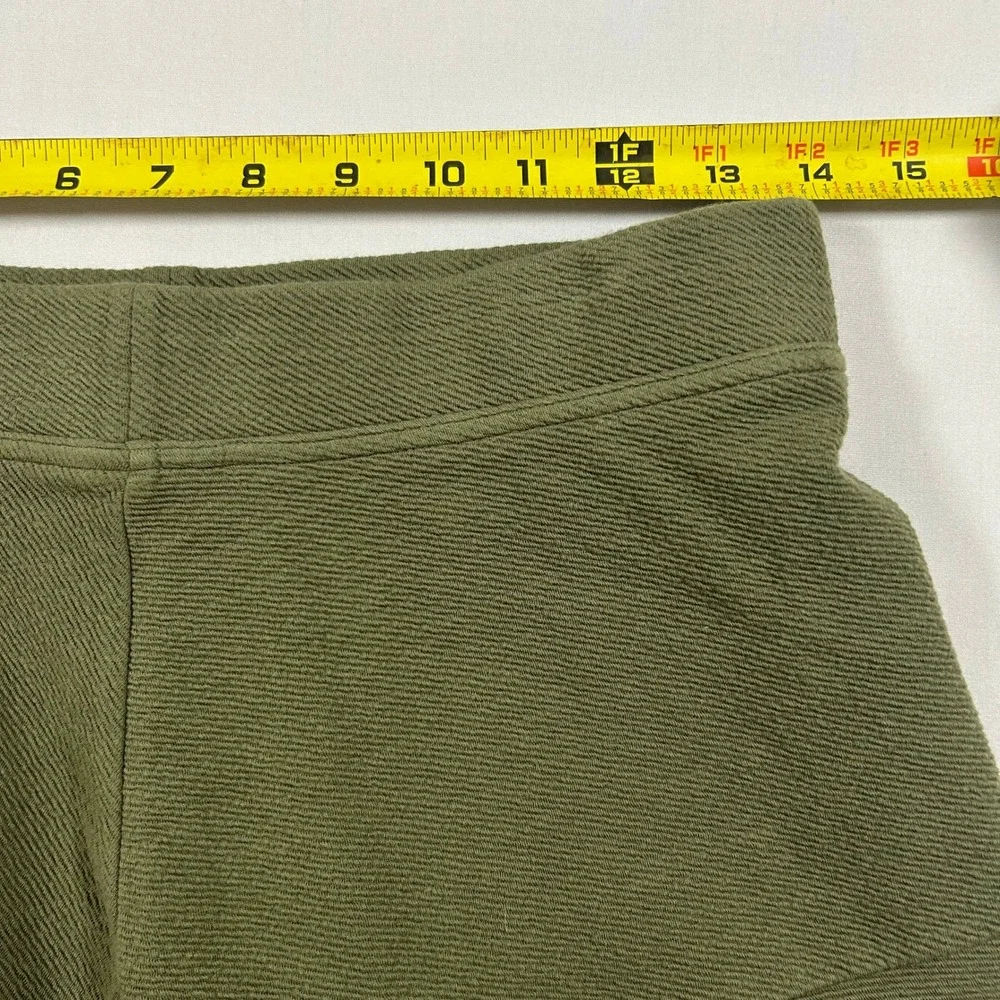 OFFLINE by Aerie Skort Womens M Green Ribbed Ruffle Fit‎ & Flare Activewear NWT